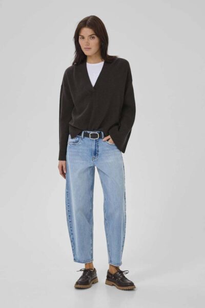Huxi v-neck pullover espresso MEW