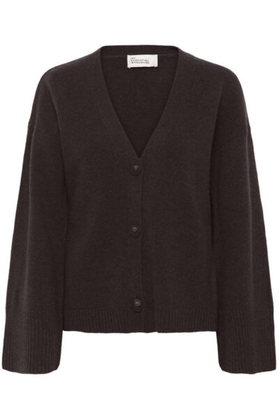 Huxi knit cardigan espresso MEW