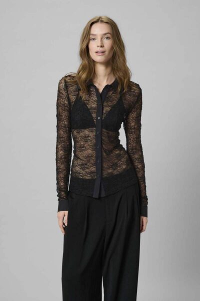 Rita shirt black My Essential Wardrobe