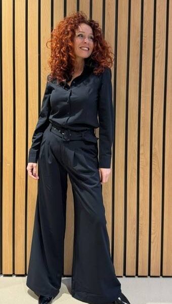 Hace vitta high wide pant black long MEW