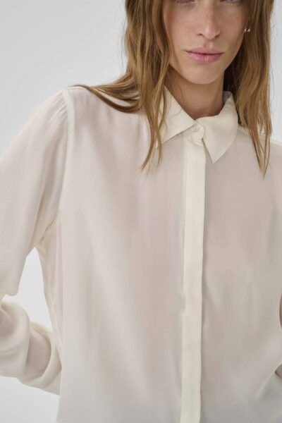 Silk short shirt snow white MEW