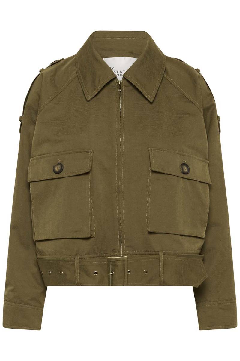 Lyon short jacket capers My Essential Wardrobe - Afbeelding 6