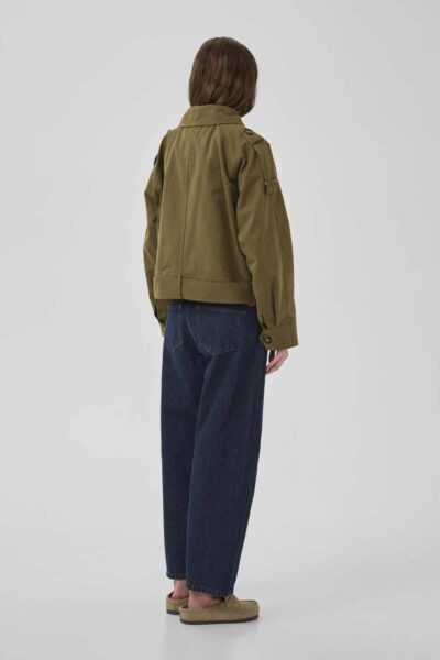 Lyon short jacket capers My Essential Wardrobe