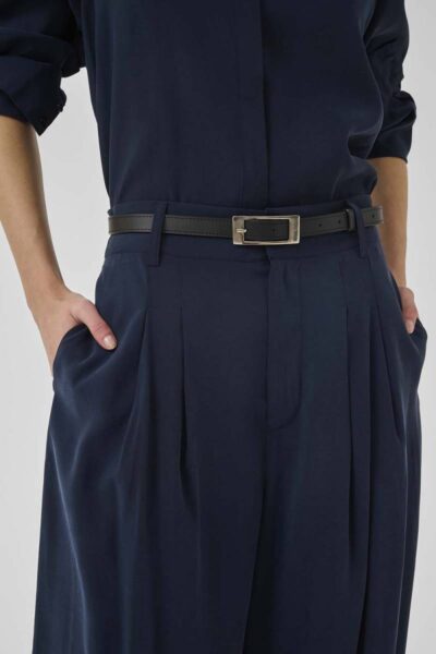 Mindy high wide pant dark sapphire long MEW