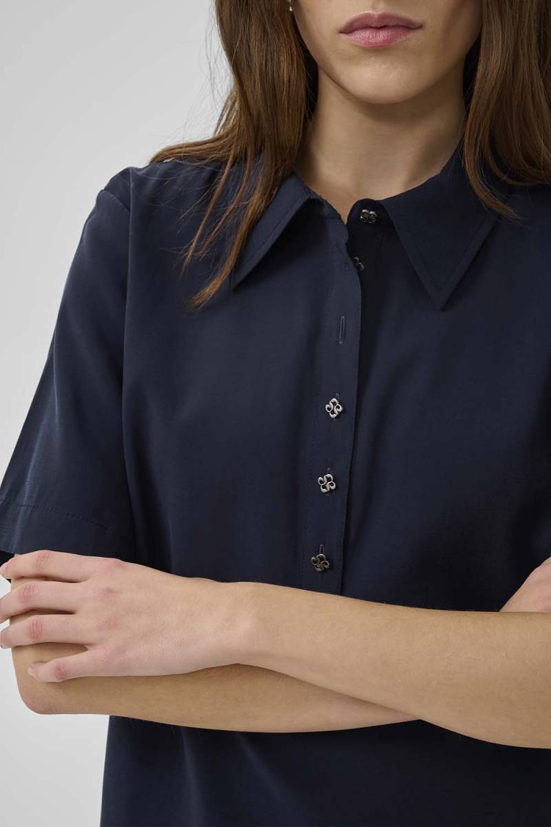 Mindy polo tee dark sapphire MEW - Afbeelding 4