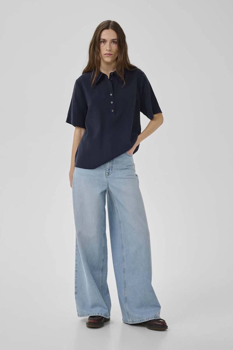 Mindy polo tee dark sapphire MEW - Afbeelding 2