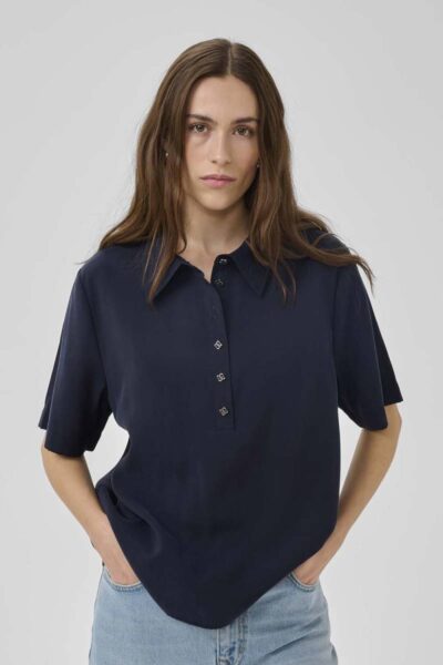 Mindy polo tee dark sapphire MEW