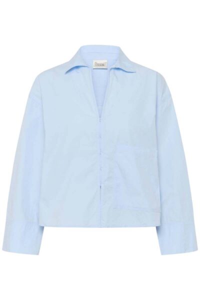 Sunna boxy short shirt cashmere blue MEW