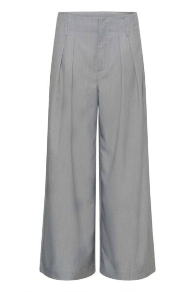 Hanna luna high wide pant light grey x-lon MEW