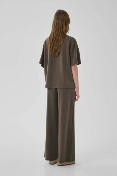Helle wide pant long major brown MEW