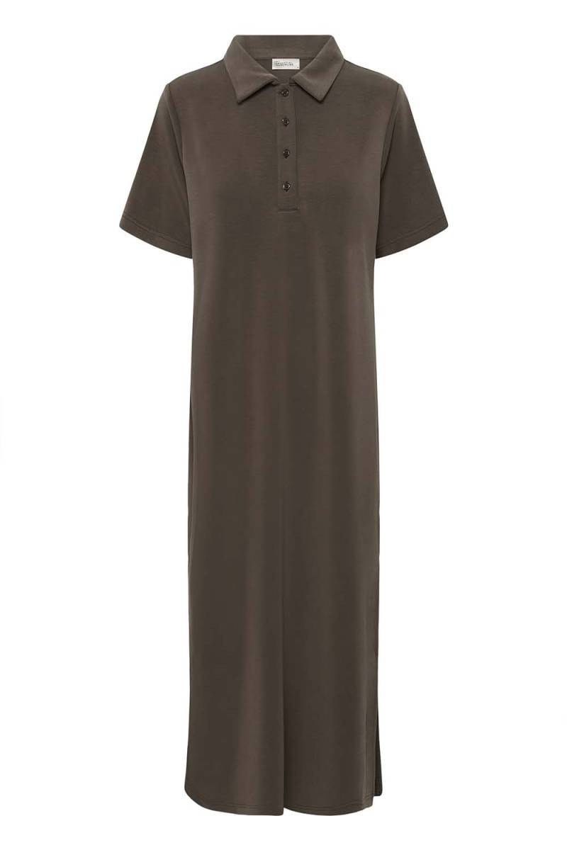 Helle polo long dress major brown MEW - Afbeelding 5