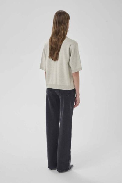 Stino knit cardigan medium grey mel. MEW