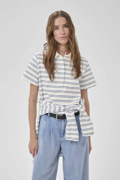 Asla polo tee snow white MEW