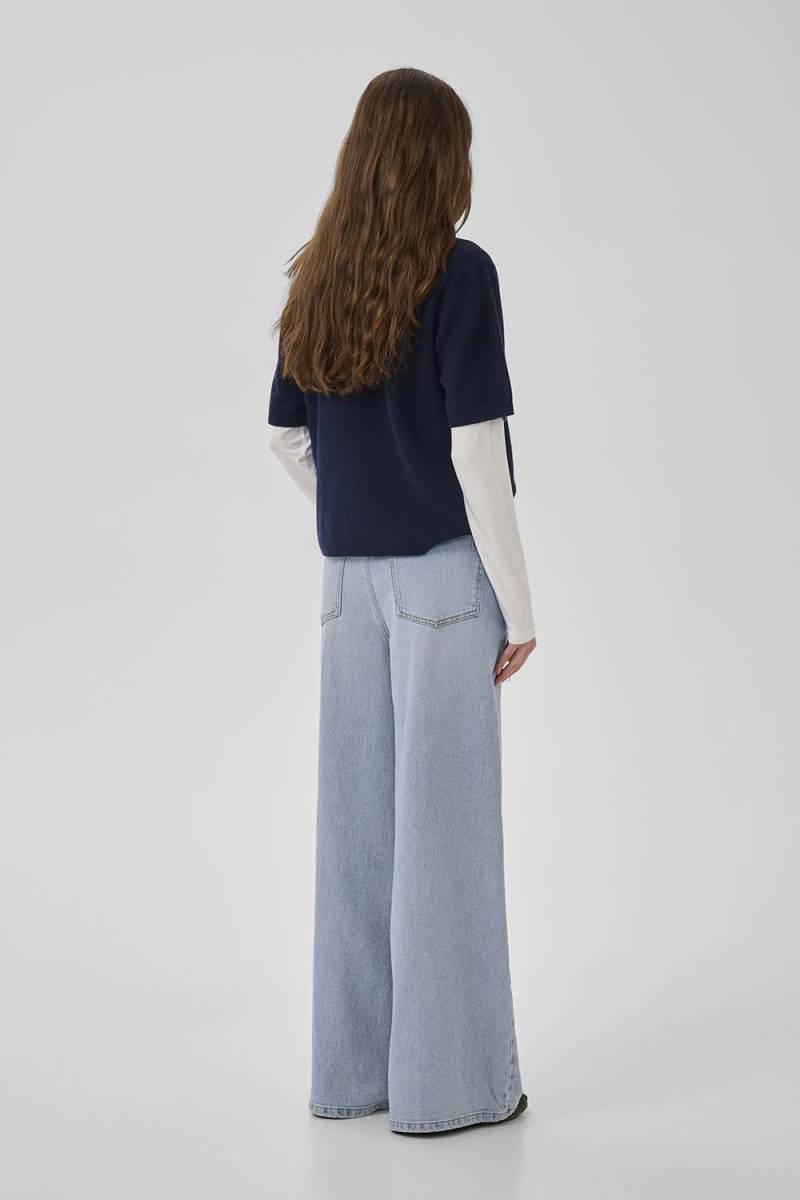 Jessie 139 low crotch x-wide light blue 33 MEW - Afbeelding 3