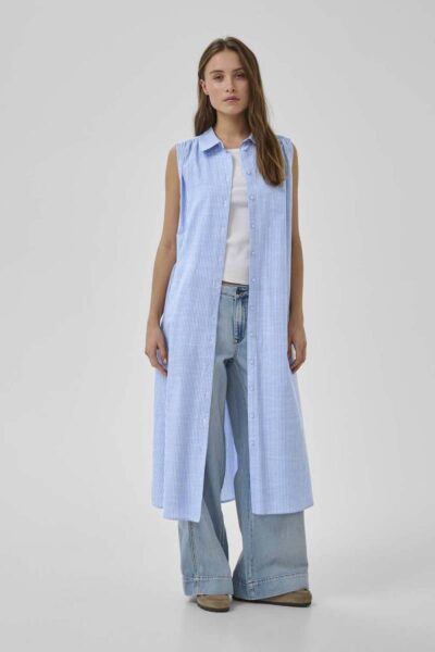 Skye sunna sleeveless dress silver lake blue MEW