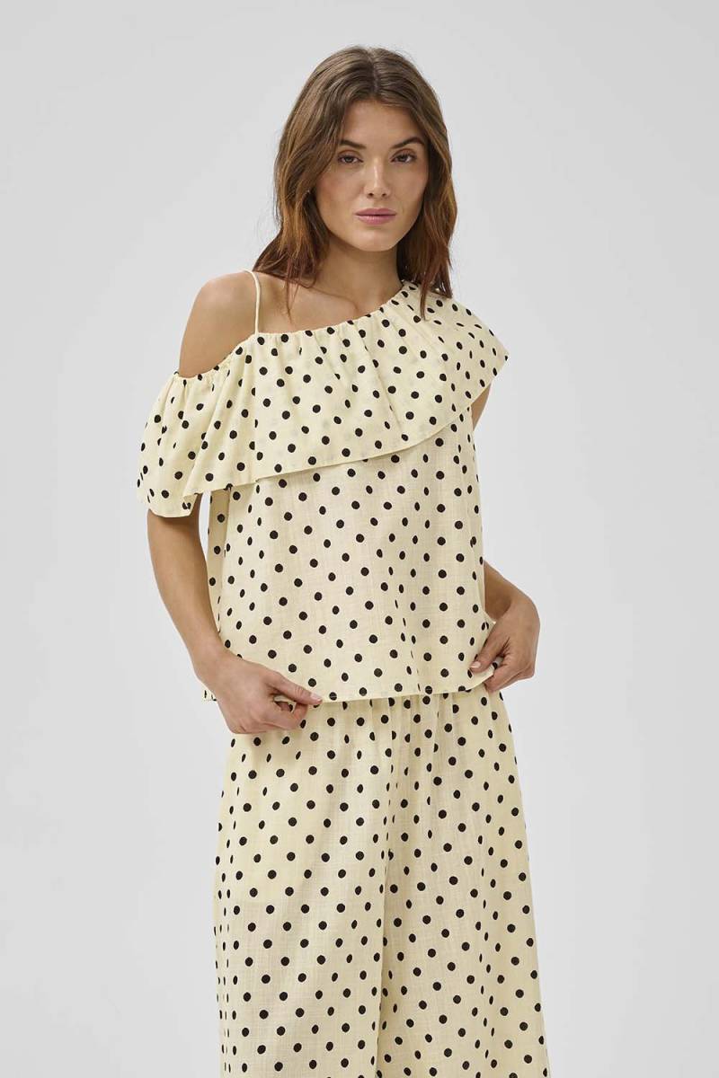 Nada florence blouse lemon icing MEW - Afbeelding 2