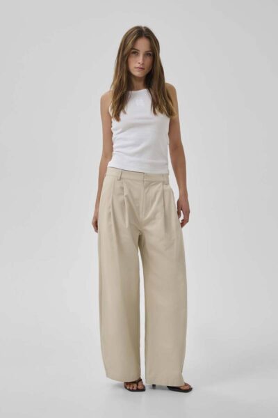Gisva pant oatmeal long MEW