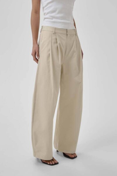 Gisva pant oatmeal long MEW