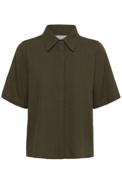 Dias ss boxy shirt forest night MEW