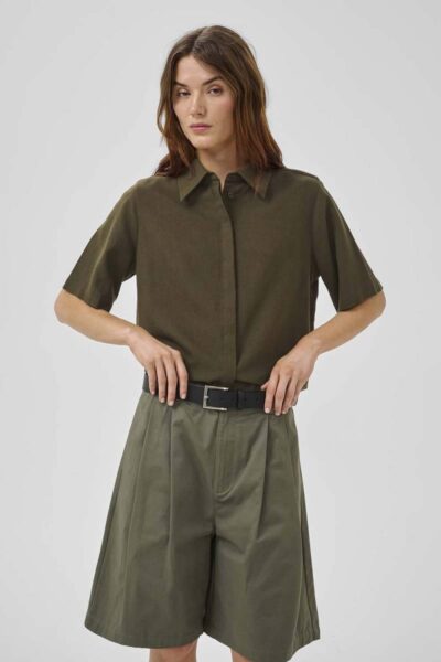 Dias ss boxy shirt forest night MEW