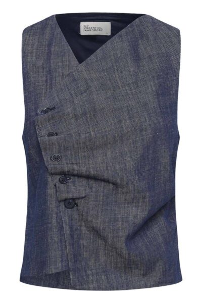 Dazzie top dark blue wash MEW