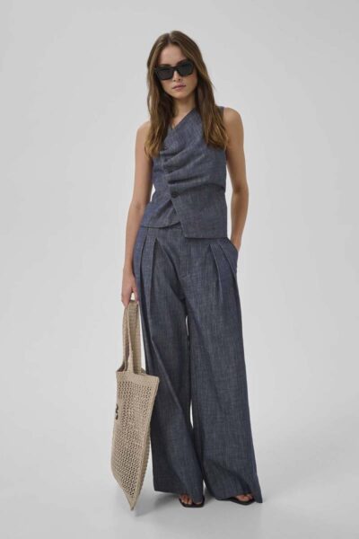 Dazzie top dark blue wash MEW