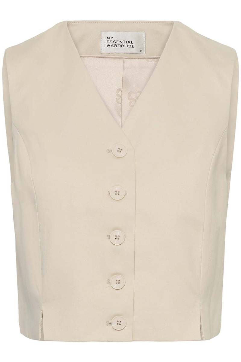 Gisva vest oatmeal MEW - Afbeelding 4