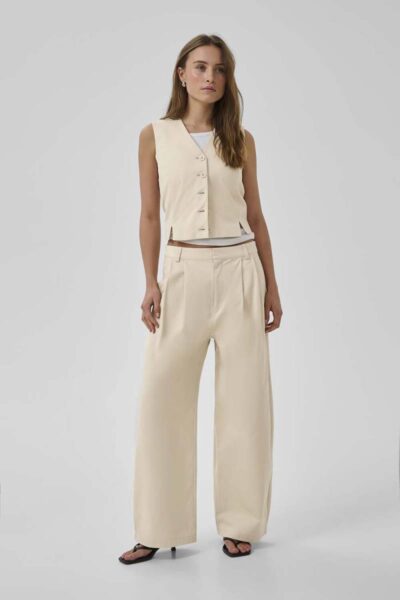 Gisva vest oatmeal MEW