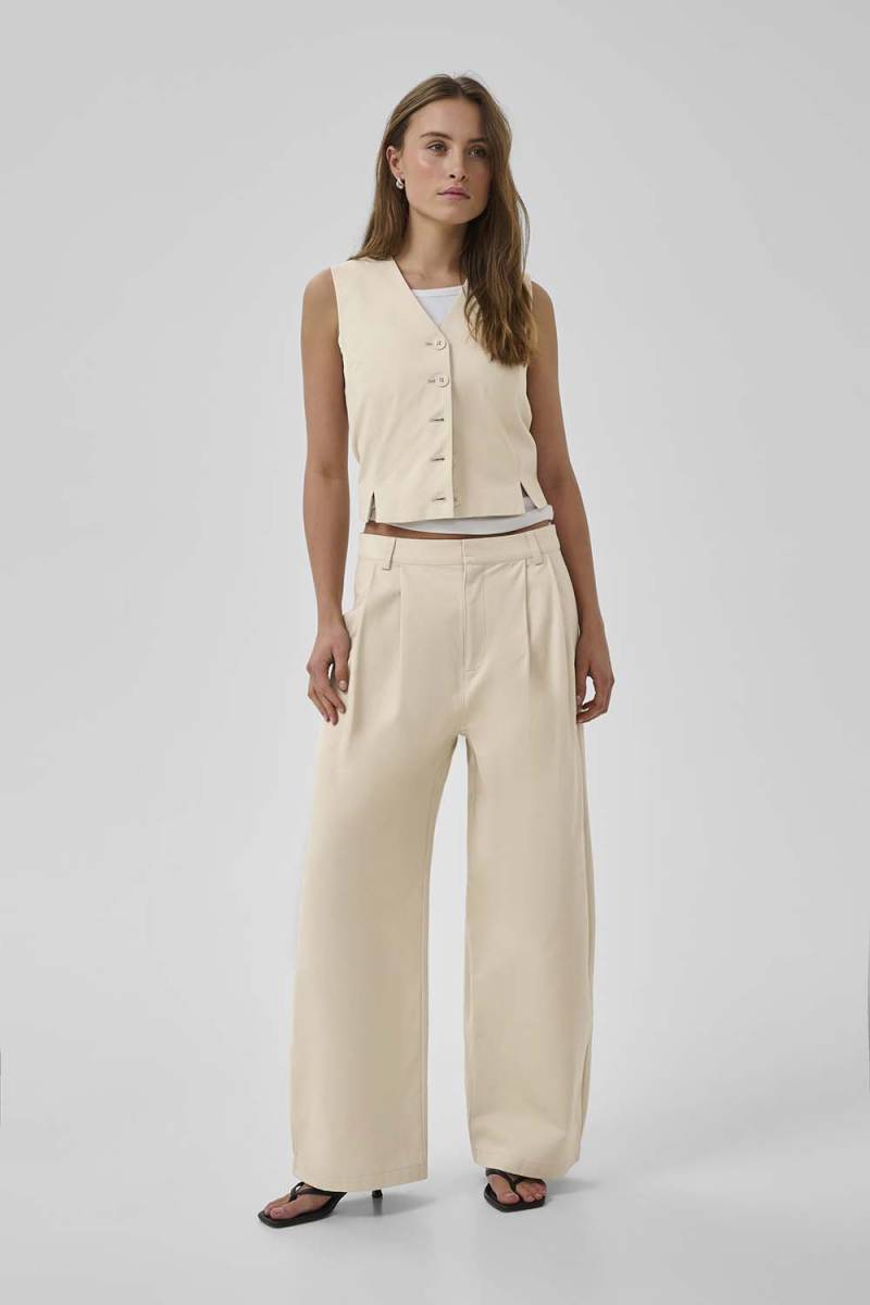 Gisva vest oatmeal MEW - Afbeelding 2