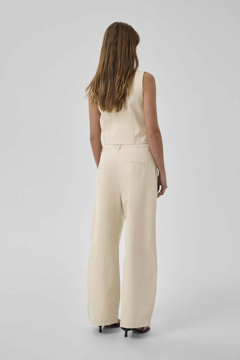 Gisva vest oatmeal MEW - Afbeelding 3