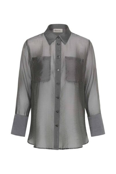 Smilla shirt dark shadow My Essential Wardrobe