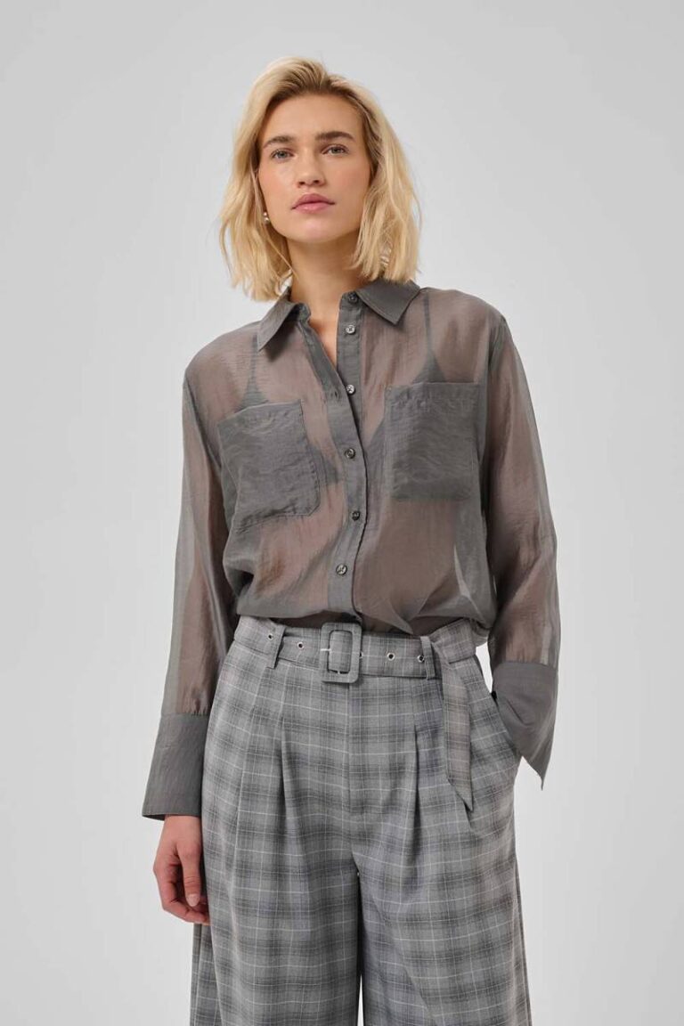 Smilla shirt dark shadow My Essential Wardrobe