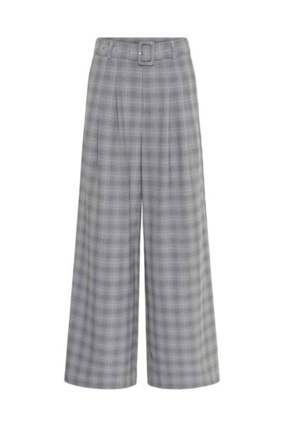 Ada vitta high wide pant light grey long MEW