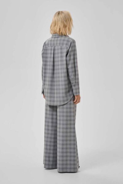 Ada vitta high wide pant light grey long MEW