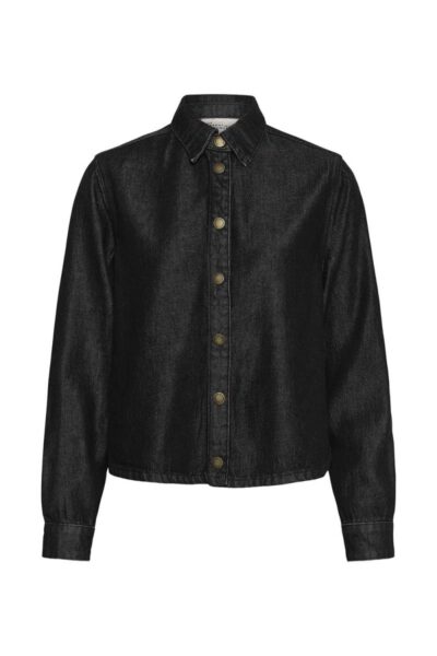 Malle 181 short shirt black un-wa MEW