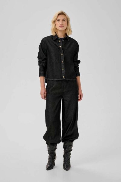 Malle 181 short shirt black un-wa MEW