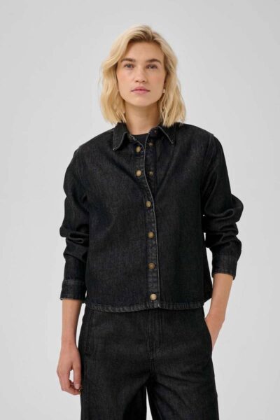 Malle 181 short shirt black un-wa MEW