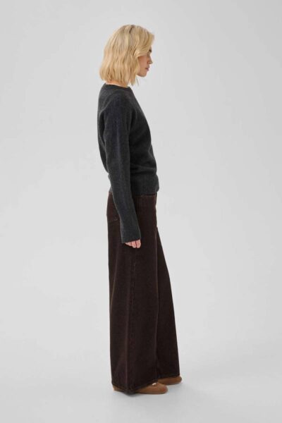 Ava 188 high x-wide dark brown L32 MEW