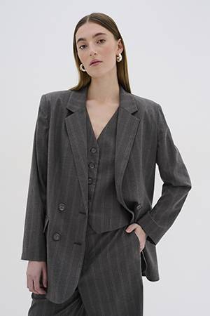 TitoMW blazer grey w. white stripe MEW