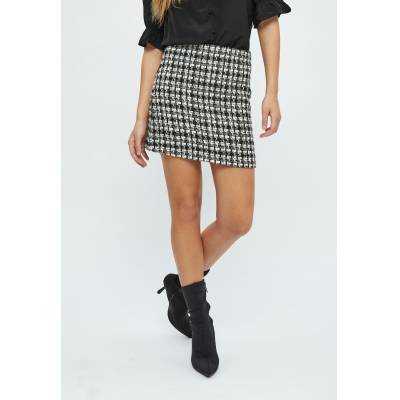 Renete short skirt black checked Minus