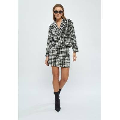 Renete short skirt black checked Minus