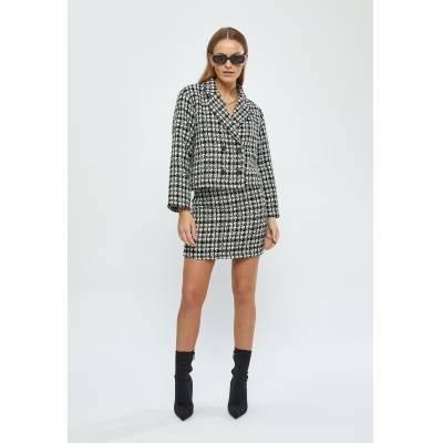 Renete short jacket black checked Minus