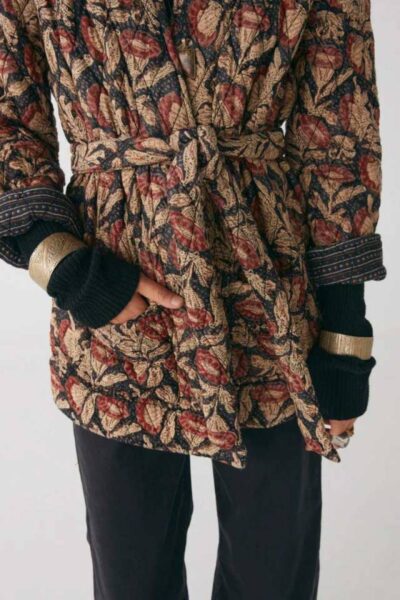Lulu camelia jacket amber caramel Maison Hotel