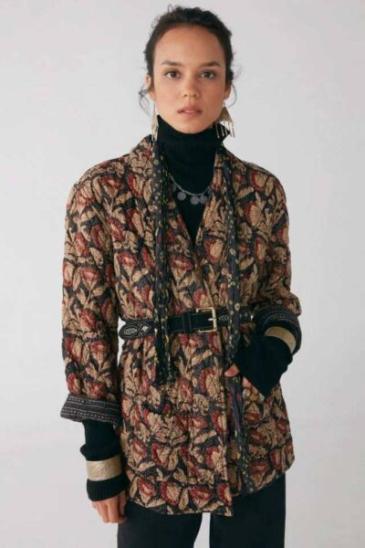 Lulu camelia jacket amber caramel Maison Hotel