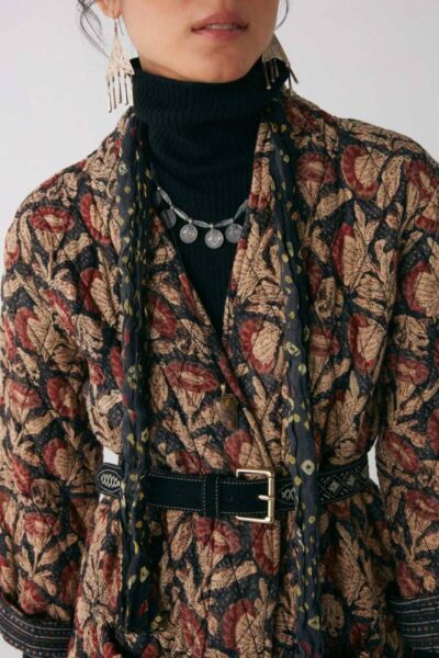 Lulu camelia jacket amber caramel Maison Hotel