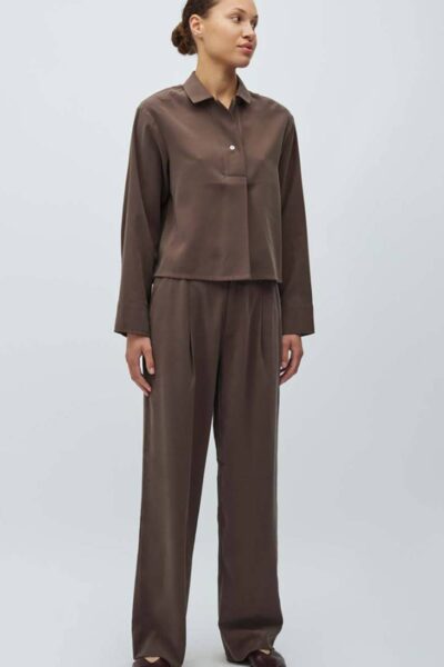 Daniello cassi pant chocolate brown mbyM