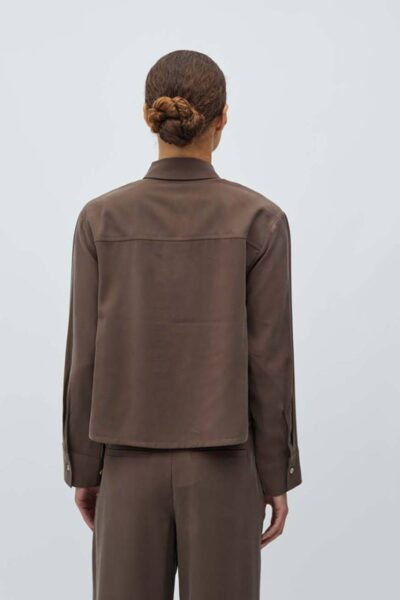 Elio cassi top chocolate brown mbyM