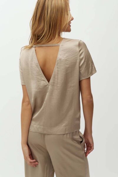 Quill nivara blouse sand grey mbyM
