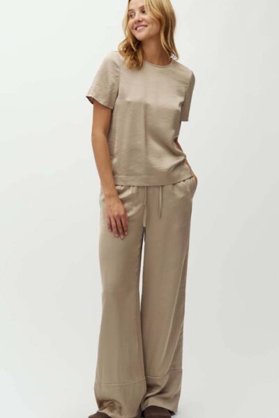 Quill nivara blouse sand grey mbyM