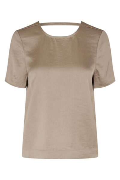 Quill nivara blouse sand grey mbyM